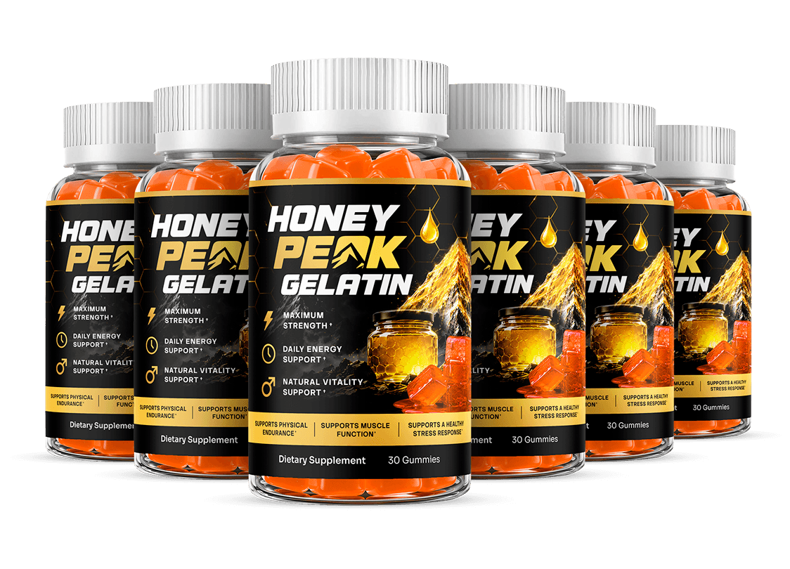 Honey Peak Gelatin 6-bottle best value package